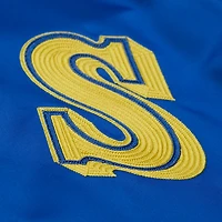 Men's Mitchell & Ness Ken Griffey Jr. Royal Seattle Mariners Legends Collection Lightweight Satin Full-Snap Jacket