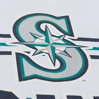 T-shirt blanc premium Mitchell & Ness pour homme, collection Cooperstown, Seattle Mariners, Team Origins