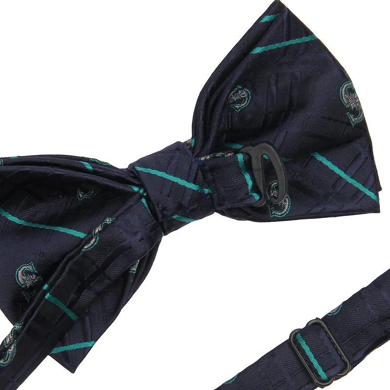 Nœud papillon Oxford bleu marine Seattle Mariners pour homme