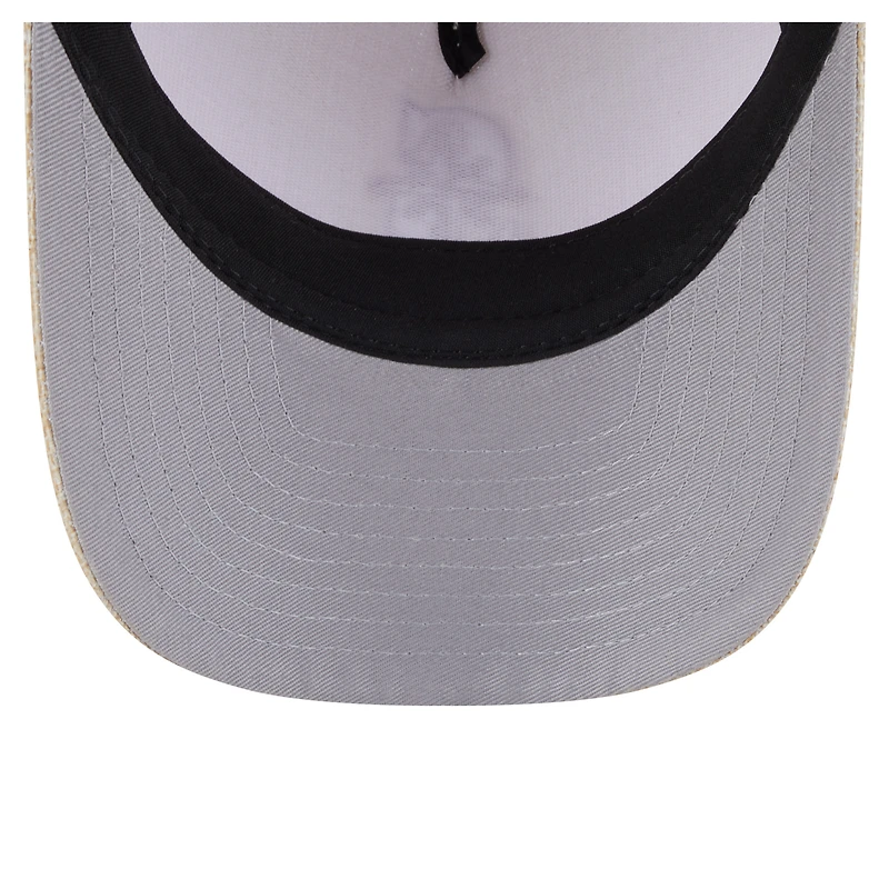 Casquette ajustable 9FORTY en coton tissé beige New Era pour homme, modèle M-Crown A-Frame, des Seattle Mariners