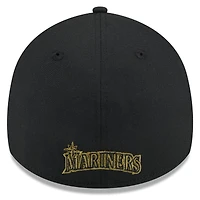 Men's New Era  Black Seattle Mariners 2024 Armed Forces Day 39THIRTY Flex Hat