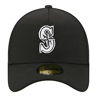 Casquette ajustée New Era 59FORTY noire Seattle Mariners pour homme