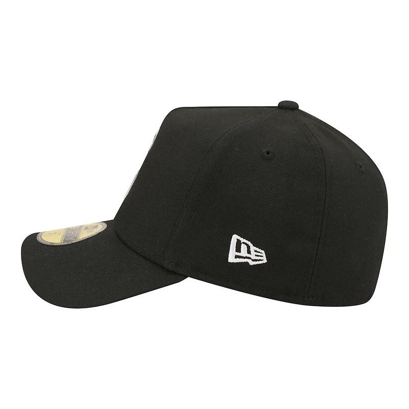 Men's New Era  Black Seattle Mariners A-Frame 59FORTY Fitted Hat