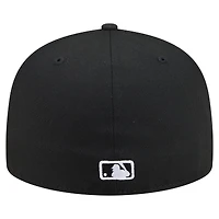 Men's New Era Black Seattle Mariners Americana Bald Eagle Pre-Curved 59FIFTY Fitted Hat