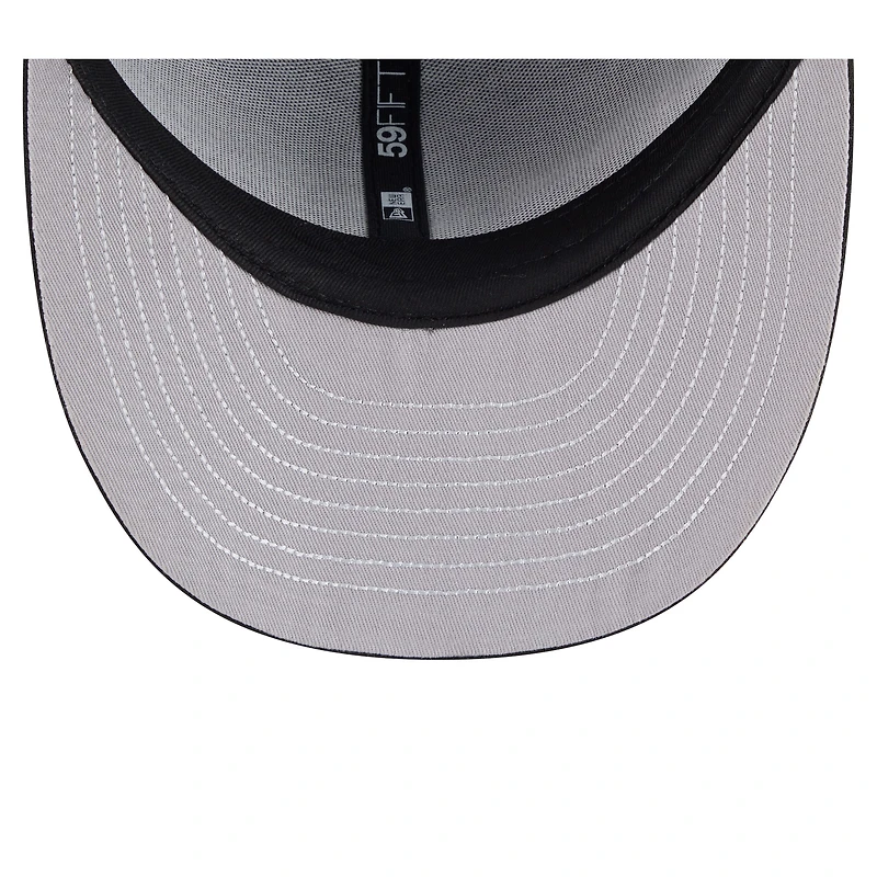 Casquette ajustée New Era 59FIFTY noire Seattle Mariners Americana avec aigle à tête blanche pour homme