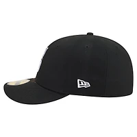 Men's New Era Black Seattle Mariners Americana Bald Eagle Pre-Curved 59FIFTY Fitted Hat