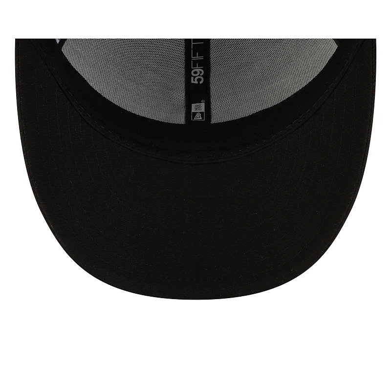 Men's New Era Black Seattle Mariners Authentic Collection Low Profile 59FIFTY Fitted Hat