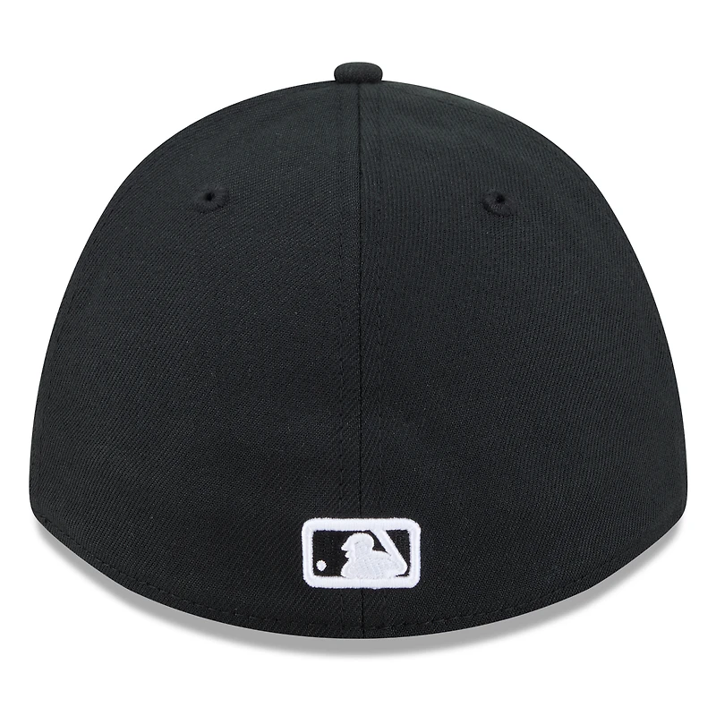 Men's New Era Blue Seattle Mariners Player Replica 39THIRTY M-Crown Flex Hat