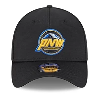 Casquette d'entraînement au bâton City Connect 39THIRTY Flex noire New Era pour homme des Seattle Mariners