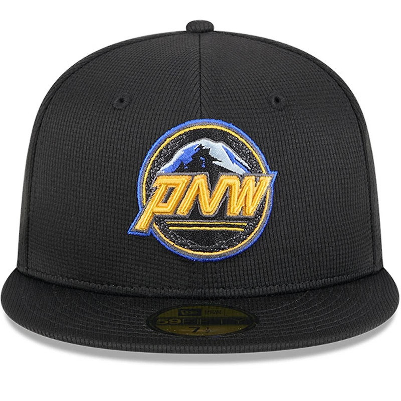 Casquette ajustée 59FIFTY City Connect pour homme des Seattle Mariners de New Era, noire