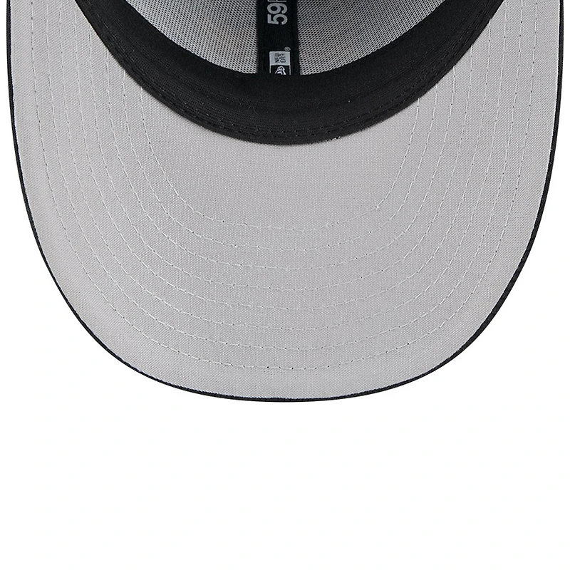 Casquette d'entraînement au bâton City Connect 59FIFTY noire New Era pour homme des Seattle Mariners