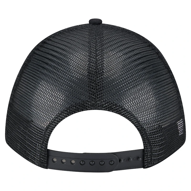 Casquette ajustable 9FORTY A-Frame M-Crown Trucker pour homme New Era noire Seattle Mariners Gradient