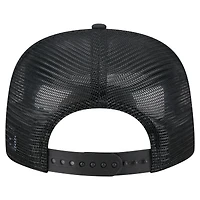 Casquette ajustable de golfeur en caoutchouc Seattle Mariners New Era noire pour homme