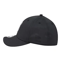 Casquette New Era noire Seattle Mariners métallisée 39THIRTY M-Crown Flex pour homme
