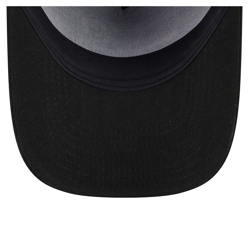 Men's New Era Black Seattle Mariners Motion A-Frame 9FIFTY Snapback Hat