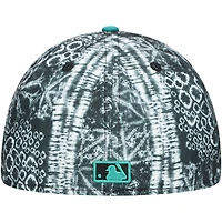 Casquette ajustée 59FIFTY Seattle Mariners Sands New Era noire pour homme