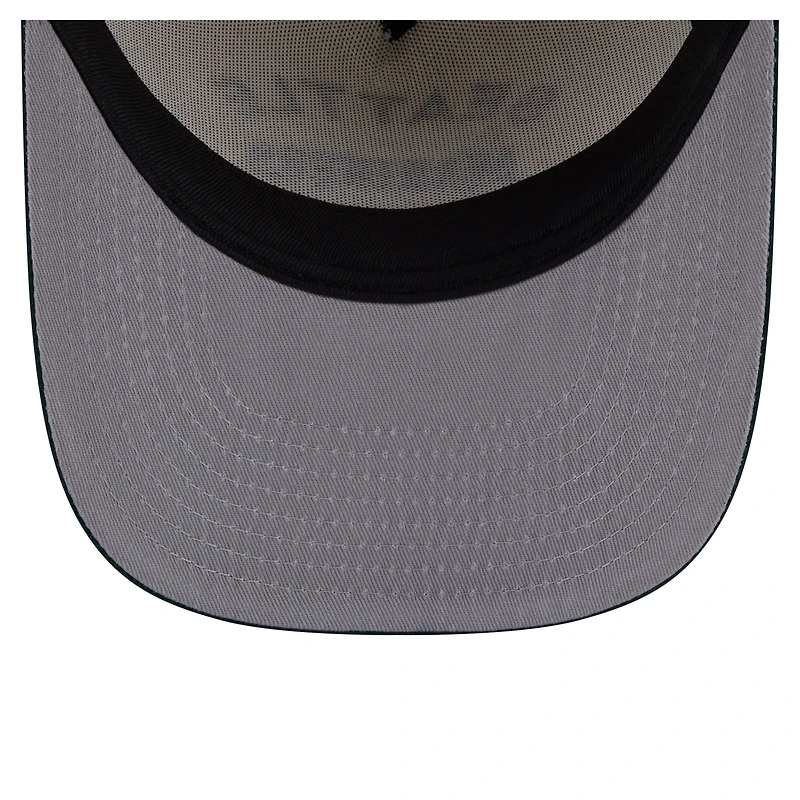 Men's New Era  Cream/Dark Green Seattle Mariners Chrome A-Frame 9FIFTY Snapback Hat