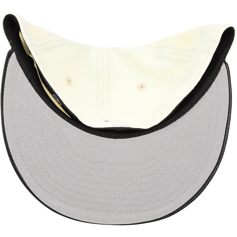 Casquette ajustée 59FIFTY avec visière en cuir Game Night des Seattle Mariners New Era pour hommes