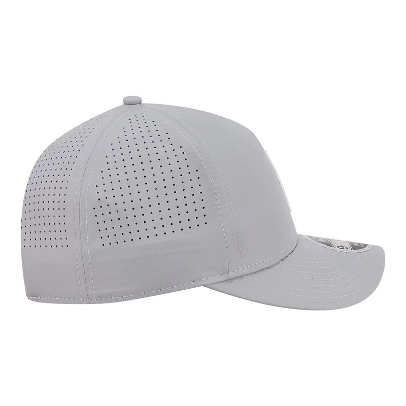 Casquette ajustable New Era grise Seattle Mariners Micro Logo 9FORTY M-Crown A-Frame pour homme