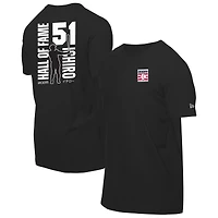 T-shirt graphique noir Ichiro Suzuki des Mariners de Seattle 2025 du Temple la renommée baseball national pour homme New Era