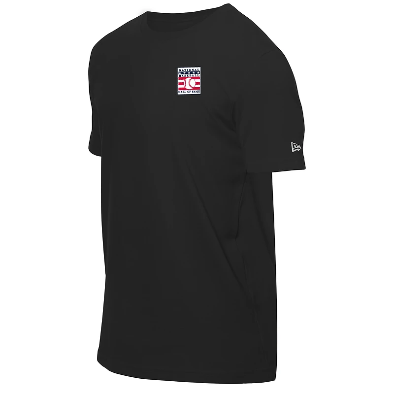 T-shirt graphique noir Ichiro Suzuki des Mariners de Seattle 2025 du Temple la renommée baseball national pour homme New Era