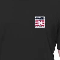 T-shirt graphique noir Ichiro Suzuki des Mariners de Seattle 2025 du Temple la renommée baseball national pour homme New Era