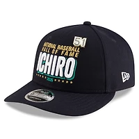 Casquette snapback 9FIFTY à profil bas New Era Ichiro Suzuki bleu marine des Seattle Mariners 2025, Temple de la renommée du baseball