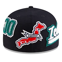 Men's  New Era Ichiro Suzuki Navy Seattle Mariners 2025 Baseball Hall of Fame Patched 59FIFTY Fitted Hat
