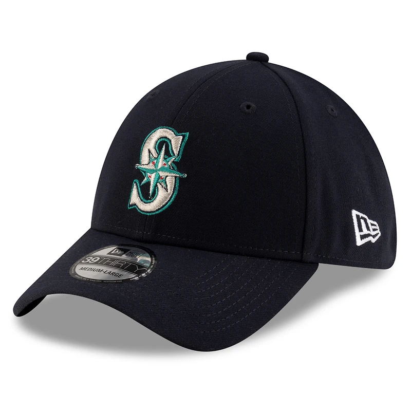 Men's  New Era Ichiro Suzuki Navy Seattle Mariners 2025 Baseball Hall of Fame Side Patch 39THIRTY Flex Hat