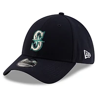 Men's  New Era Ichiro Suzuki Navy Seattle Mariners 2025 Baseball Hall of Fame Side Patch 39THIRTY Flex Hat