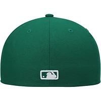 Casquette ajustée 59FIFTY Kelly Mariners Seattle New Era pour homme avec logo blanc