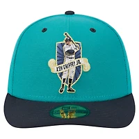 Casquette ajustée New Era Ken Griffey Jr. Aqua 59FIFTY des Seattle Mariners pour homme