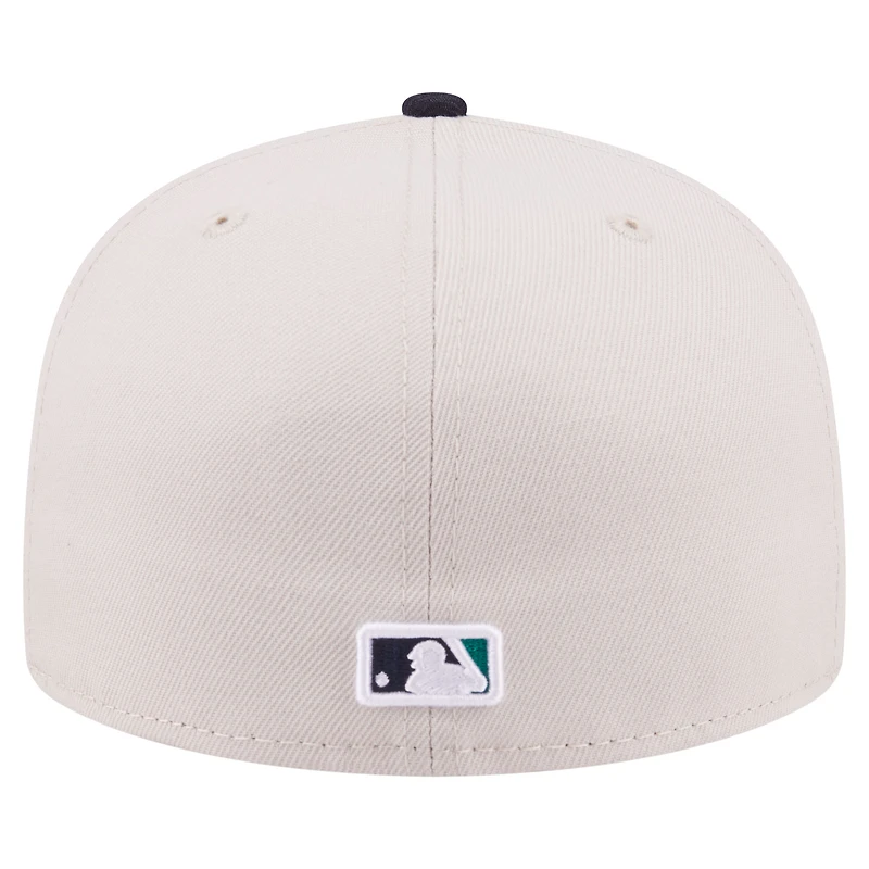 Men's New Era  Khaki Seattle Mariners City Icon 59FIFTY Fitted Hat