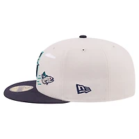 Casquette ajustée New Era 59FIFTY kaki Seattle Mariners City Icon pour homme