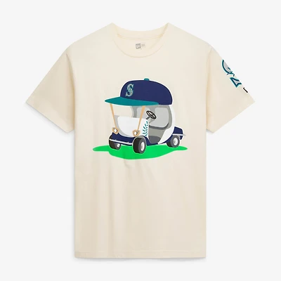 T-shirt homme New Era Natural Seattle Mariners Golf Mascot