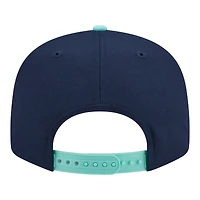 Men's New Era Navy/Turquoise Seattle Mariners Two-Tone Color Pack 9FIFTY Snapback Hat