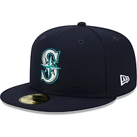 Men's New Era Navy Seattle Mariners  2001 MLB All-Star Game Team Color 59FIFTY Fitted Hat