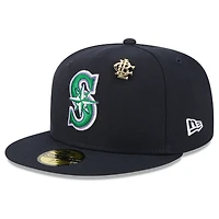 Casquette ajustée New Era 59FIFTY bleu marine des Seattle Mariners 2025 Big League Chew pour homme