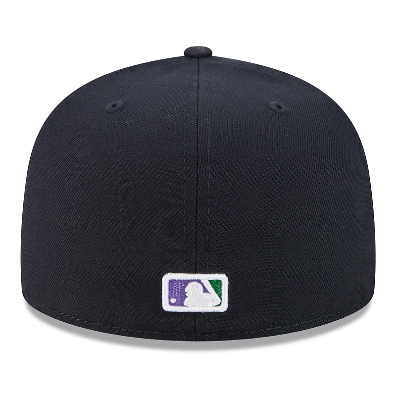 Casquette ajustée New Era 59FIFTY bleu marine des Seattle Mariners 2025 Big League Chew pour homme