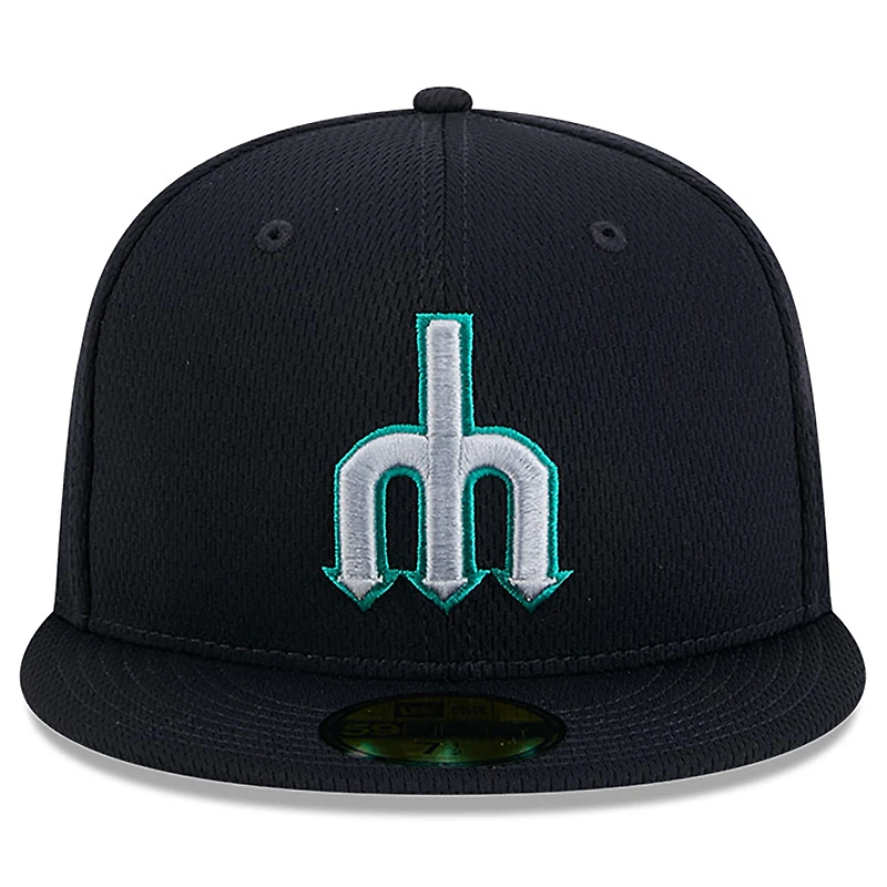 Casquette ajustée MLB Clubhouse 59FIFTY 2025 des Mariners de Seattle New Era pour homme