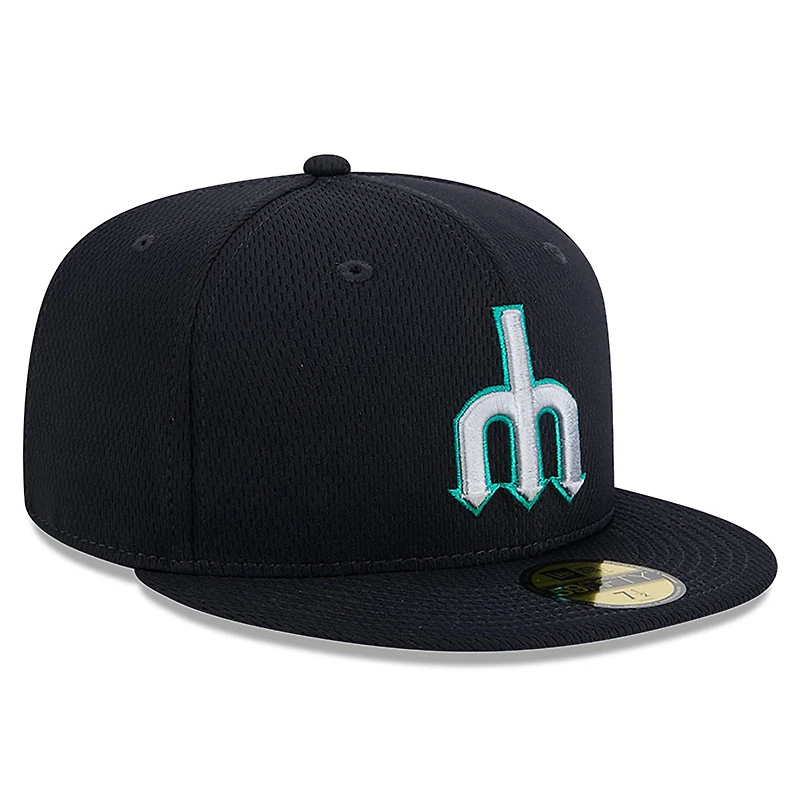 Casquette ajustée MLB Clubhouse 59FIFTY 2025 des Mariners de Seattle New Era pour homme