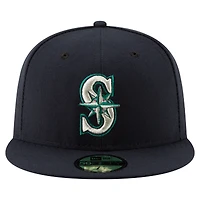 Men's New Era Navy Seattle Mariners 2025 MLB Little League Classic 59FIFTY Fitted Hat