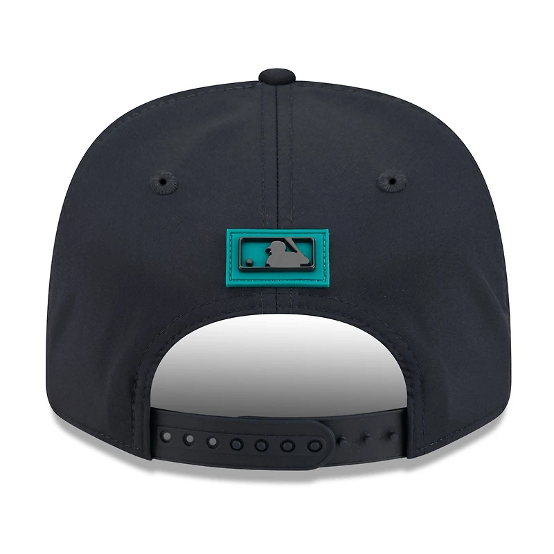 Casquette ajustable New Era bleu marine Seattle Mariners 2026 Clubhouse Alternate 9SEVENTY pour homme