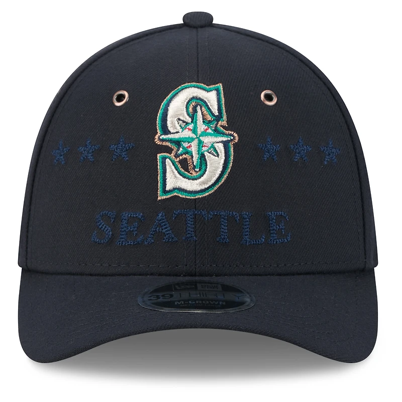 Men's New Era Navy Seattle Mariners 2026 MLB All-Star Game 39THIRTY Flex Hat