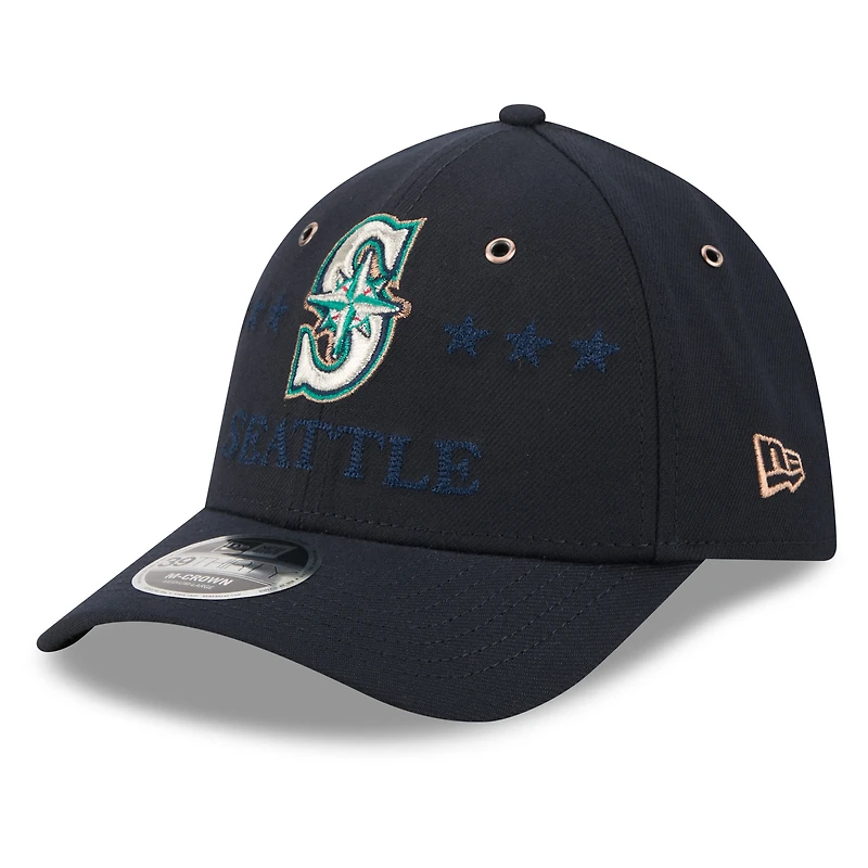 Men's New Era Navy Seattle Mariners 2026 MLB All-Star Game 39THIRTY Flex Hat