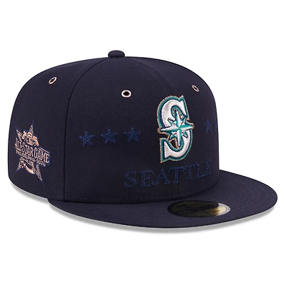 Men's New Era Navy Seattle Mariners 2026 MLB All-Star Game 59FIFTY Fitted Hat