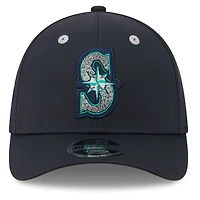 Men's New Era Navy Seattle Mariners 2026 MLB All-Star Game Workout 39THIRTY M-Crown Flex Hat
