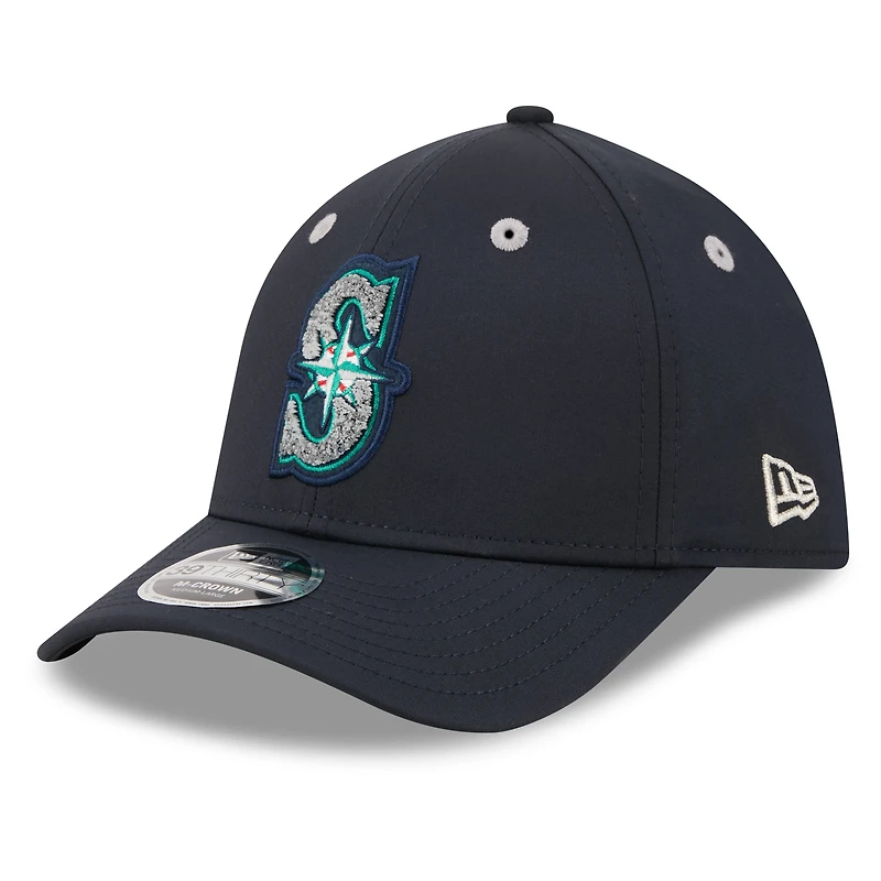 Men's New Era Navy Seattle Mariners 2026 MLB All-Star Game Workout 39THIRTY M-Crown Flex Hat