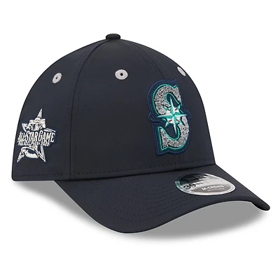 Men's New Era Navy Seattle Mariners 2026 MLB All-Star Game Workout 39THIRTY M-Crown Flex Hat