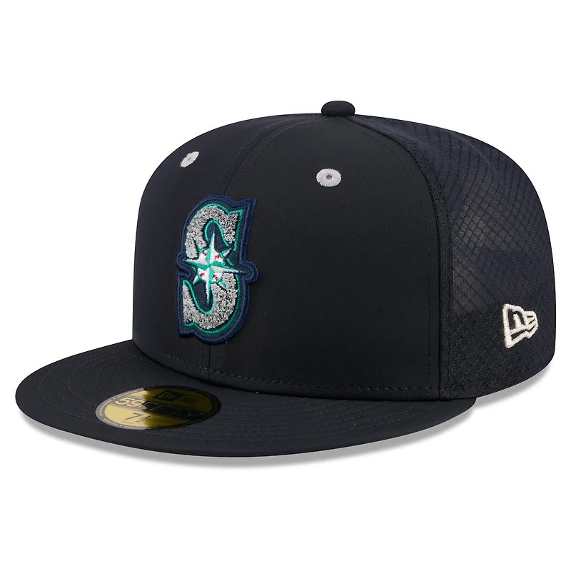 Men's New Era Navy Seattle Mariners 2026 MLB All-Star Game Workout 59FIFTY Fitted Hat